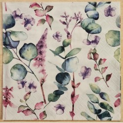 Serviette Bunte Blätter