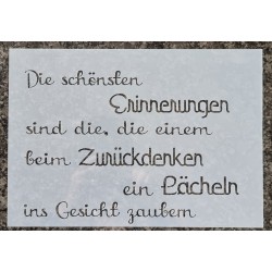Schablone Die schönsten...