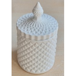 Beton Dose mit Deckel weiss