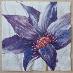Serviette Blume violette