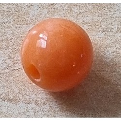 Kunststoff Perle orange