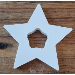 Beton  Stern offen weiss