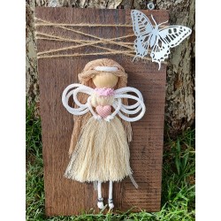 Schild Engel/Schmetterling...