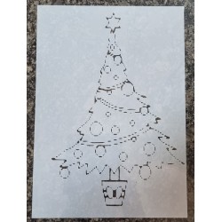 Schablone Weihnachtsbaum