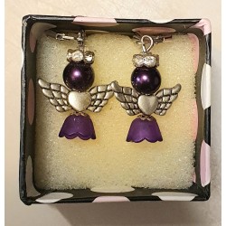 Engel Ohrringe violette