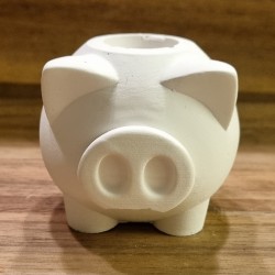 Beton Kerzenhalter Schwein