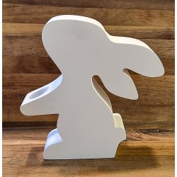 Beton Kaninchen weiss