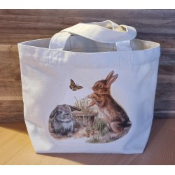 Tasche " Zwei Kaninchen und...