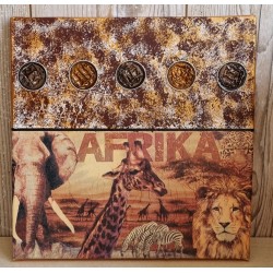 Bild " Afrika " braun/beige...