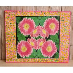 Bild " Gerberas " pink/gelb...