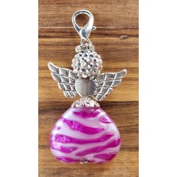 Herz Engel violette/silber