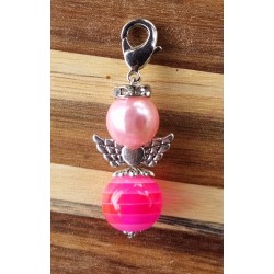 Perlen Engel rosa/hellrosa