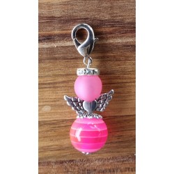 Perlen Engel rosa matt