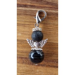 Perlen Engel schwarz