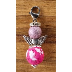 Perlen Engel pink/flieder