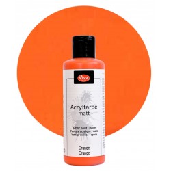 Acrylfarbe matt orange