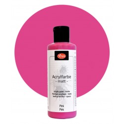 Acrylfarbe matt pink