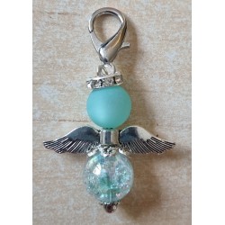 Perlen Engel transparent/mint