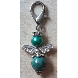 Stein Perlen Engel seegrün