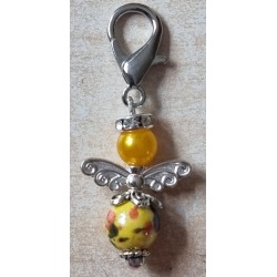 Stein Perlen Engel gelb