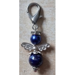 Stein Perlen Engel blau