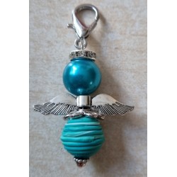 Kautschuk Perlen Engel türkis