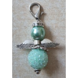 Glitzer Perlen Engel mint