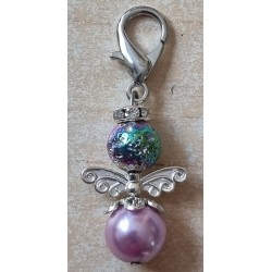 Perlen Engel flieder