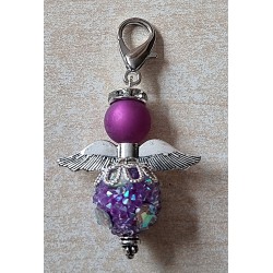 Perlen Engel glitzer/Herz...