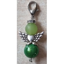 Katzenaugen-Perlen Engel grün