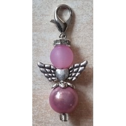 Katzenaugen-Perlen Engel rosa