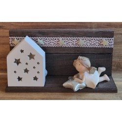 Holz Balken mit LED...