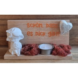 Holz Balken Teelicht...