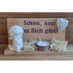 Holz Balken Teelicht...