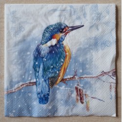 Serviette  Eisvogel