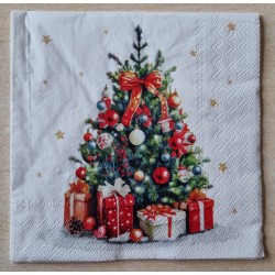 Serviette  Weihnachtsbaum...