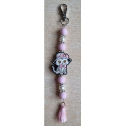 Schlüsselanhänger Katze mit...