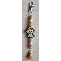 Schlüsselanhänger Katze mit...