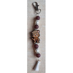 Schlüsselanhänger Katze mit...