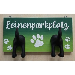 Leinenparkplatz grün/hellgrün