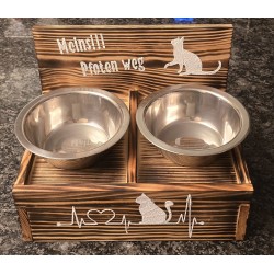 Katzen Futter/Wassernapf...