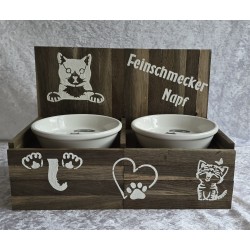 Katzen Futternapf geräuchte...