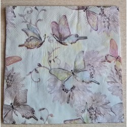 Serviette Schmetterlinge...