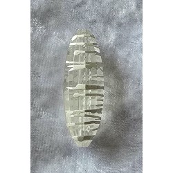 Acryl Perle rund-lang  weiss