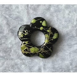 Kunststoff Perle Blume grün