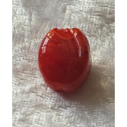Glas Perle rot
