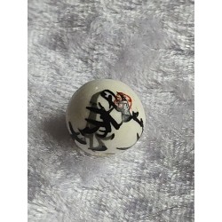 Stein Perle weiss/schwarz/rot