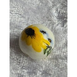 Stein Perle weiss/gelb...