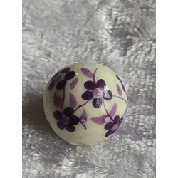 Stein Perle weiss/violette...