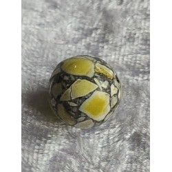 Stein Perle grau/gelb